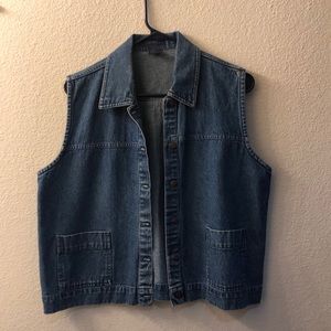 Vintage jean vest